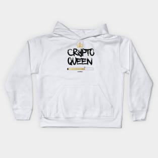 Crypto Queen Loading Kids Hoodie